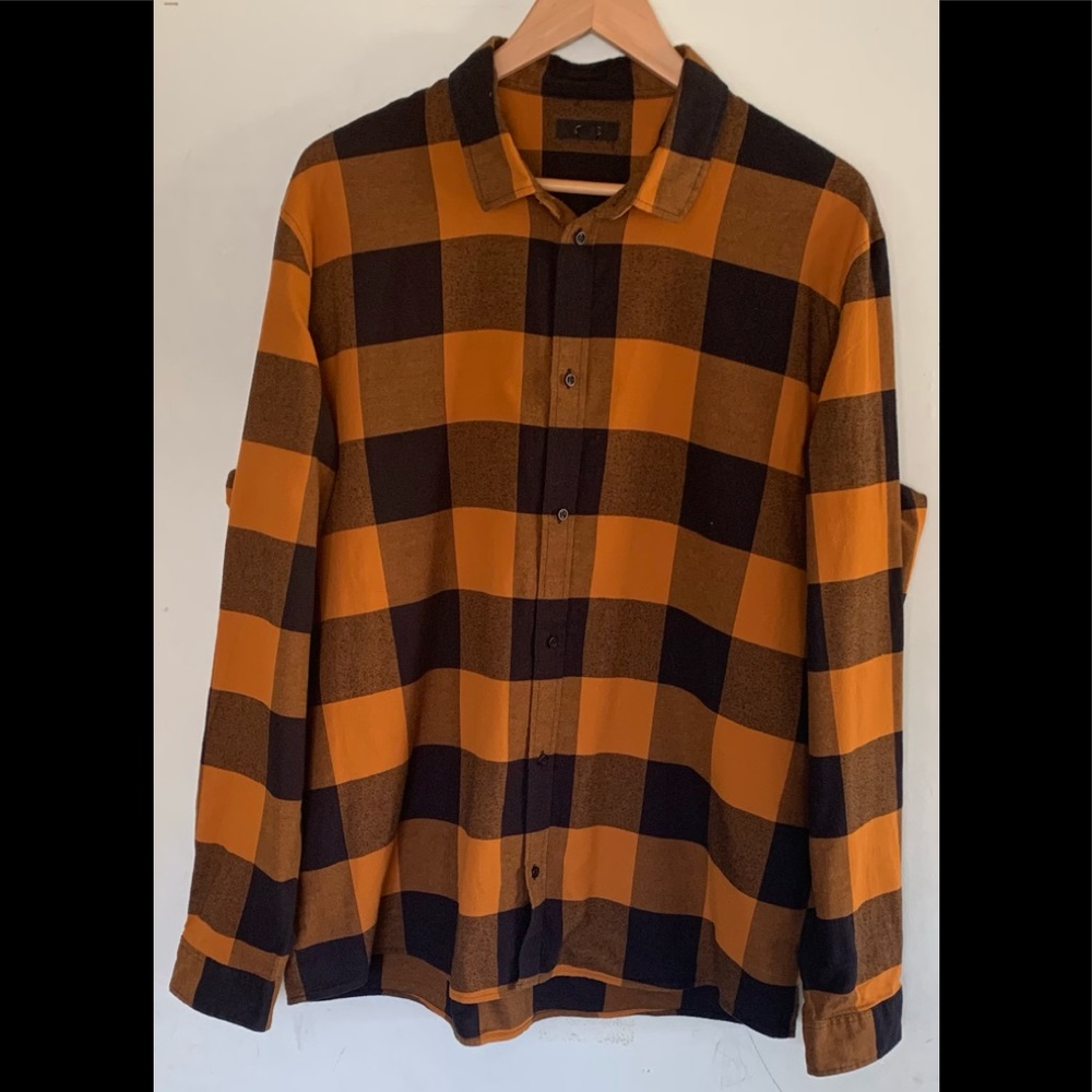 COS FLANNEL CHECKED SHIRT
